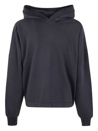Tory Burch Hooded Men Sweatshirt In Black