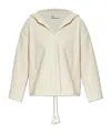 Tory Burch Hooded Sweatshirt In White