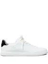 Tory Burch Howell Court Leather Sneakers In White