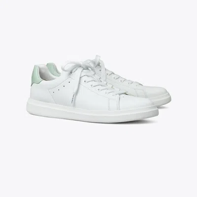Tory Burch Howell Court In Titanium White/mint Chip