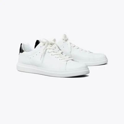 Tory Burch Howell Court In Titanium White/perfect Black