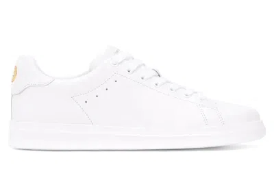 Pre-owned Tory Burch Howell Court (women's) Sneakers In Titanium White