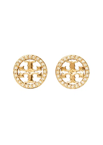 Tory Burch Icon 18kt Gold-plated Stud Earrings