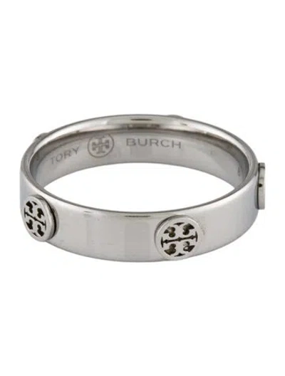 Pre-owned Tory Burch Icon Band Ring In Multicolor