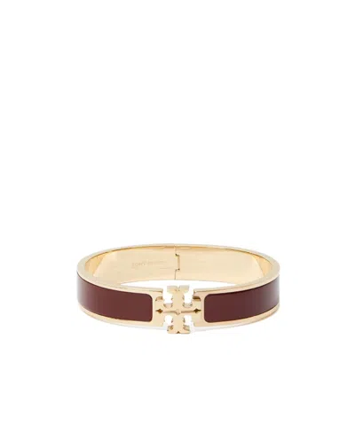 Tory Burch Icon Bracelet In Burgundy
