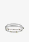 Tory Burch Icon Stud Double Bracelet In Metallic