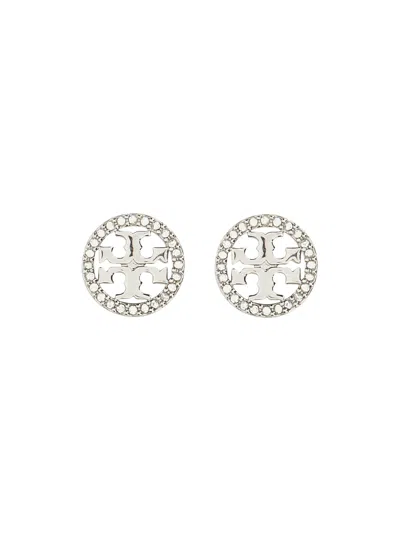 Tory Burch "icon" Earrings In Metallic