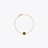 Tory Burch Icon Enamel Chain Bracelet In Multi
