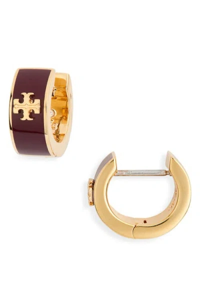 Tory Burch Icon Huggie Earrings