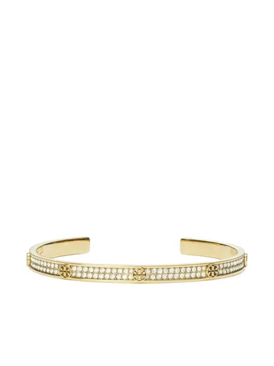 TORY BURCH ICON PAVÉ CUFF BRACELET