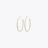 Tory Burch Icon Pavé Hoop Earrings In Gold