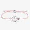 Tory Burch Icon Slider Bracelet In Pink
