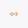 Tory Burch Icon Stud Earrings In Gold