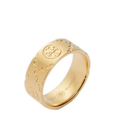 Tory Burch Icon T Monogram Ring In Gold