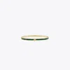 Tory Burch Icon Thin Enamel Bracelet In Green