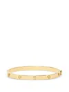 Tory Burch Miller Goldtone Stud Hinge Bracelet In Gold