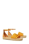 TORY BURCH INES ANKLE STRAP ESPADRILLE PLATFORM SANDAL