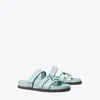 Tory Burch 'ines' Blue Sandals With Patch Logo On The Front In Sky