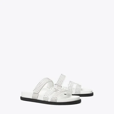Tory Burch Ines Burch Studded Slide In Cloud