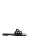 Tory Burch Ines Suede Cage Slide Sandals In Brown