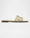 Tory Burch Ines Slide In Spark Gold  Spark Gold