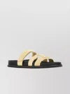 Tory Burch Ines Double Strap Flat Sandals In Yellow