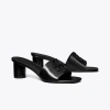Tory Burch Ines Mule Sandals 55mm Perfect Black In Perfect Black