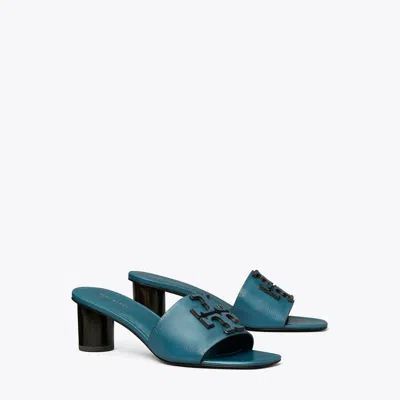 Tory Burch Ines Heeled Sandal In Brisk Blue