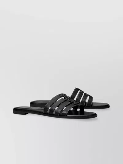 TORY BURCH INES LEATHER CAGE SANDALS
