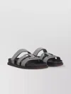 Tory Burch Ines Blue Leather Slippers