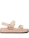 TORY BURCH INES LEATHER SANDALS