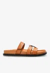 Tory Burch Sport Slide Leather Sandals