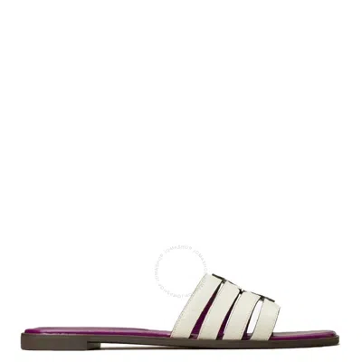TORY BURCH TORY BURCH INES LEATHER SLIDES