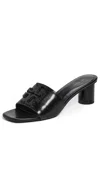 Tory Burch Ines Mule Sandals 55mm Perfect Black In Multi
