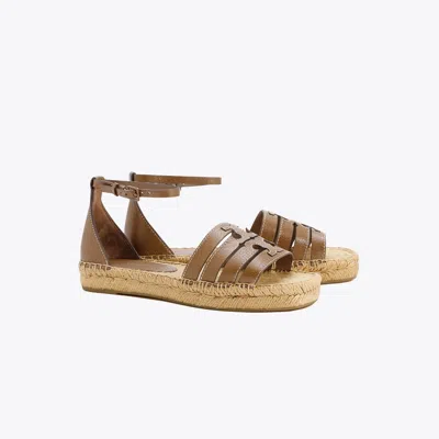 Tory Burch Ines Multi-strap Espadrille Sandal In Brown