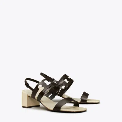 Tory Burch Ines Multi-strap Heeled Sandal In Coco/light Cream