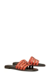Tory Burch Ines Multistrap Sandal In Ember/cocoa