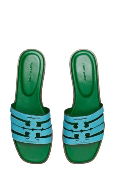 Tory Burch Ines Multistrap Sandal In Skylight/spring Forest