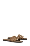 Tory Burch Ines Multistrap Sandal In Wild Mushroom