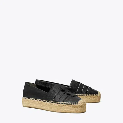 Tory Burch Ines Platform Espadrille In Perfect Black