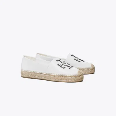 Tory Burch Ines Platform Espadrille In White