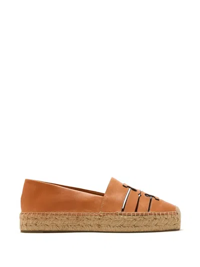 Tory Burch Ines Platform Espadrilles In Orange