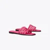 Tory Burch Ines Cage Slides Fuchsia Pink In Multi