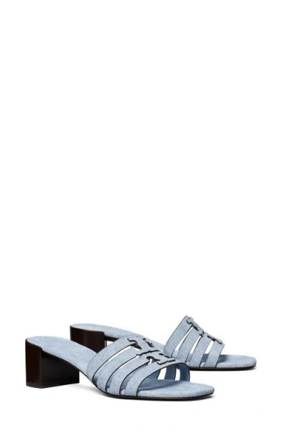 Tory Burch Ines Slide Sandal In Blue