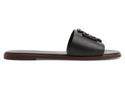 Pre-owned Tory Burch Ines Slide Sandal (women's) Sneakers In Black
