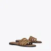 Tory Burch Ines Multistrap Sandal In Wild Mushroom