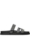 Tory Burch Ines Burch Studded Slide In Black