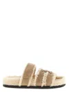 Tory Burch Ines Slides In Neutral