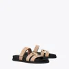 Tory Burch Ines Slides In Malva/perfect Black