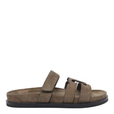 Tory Burch Ines Sport Slide In Brown